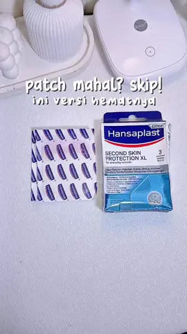 acne patch mahal? skip!! ini versi hematnya by @hansaplast_id  #hansaplast  #secondskin  #healfasterlikesecondskin  #tenangbawahansaplast #acnepatch 