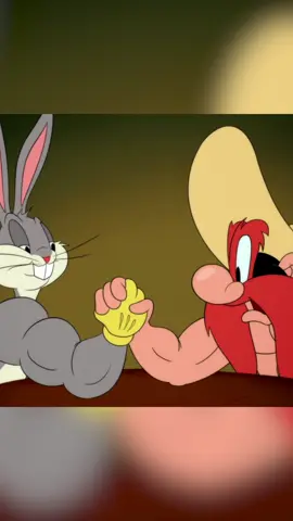is THIS how you get BBLs? #looneytunes #armwrestling #BugsBunny #fyp