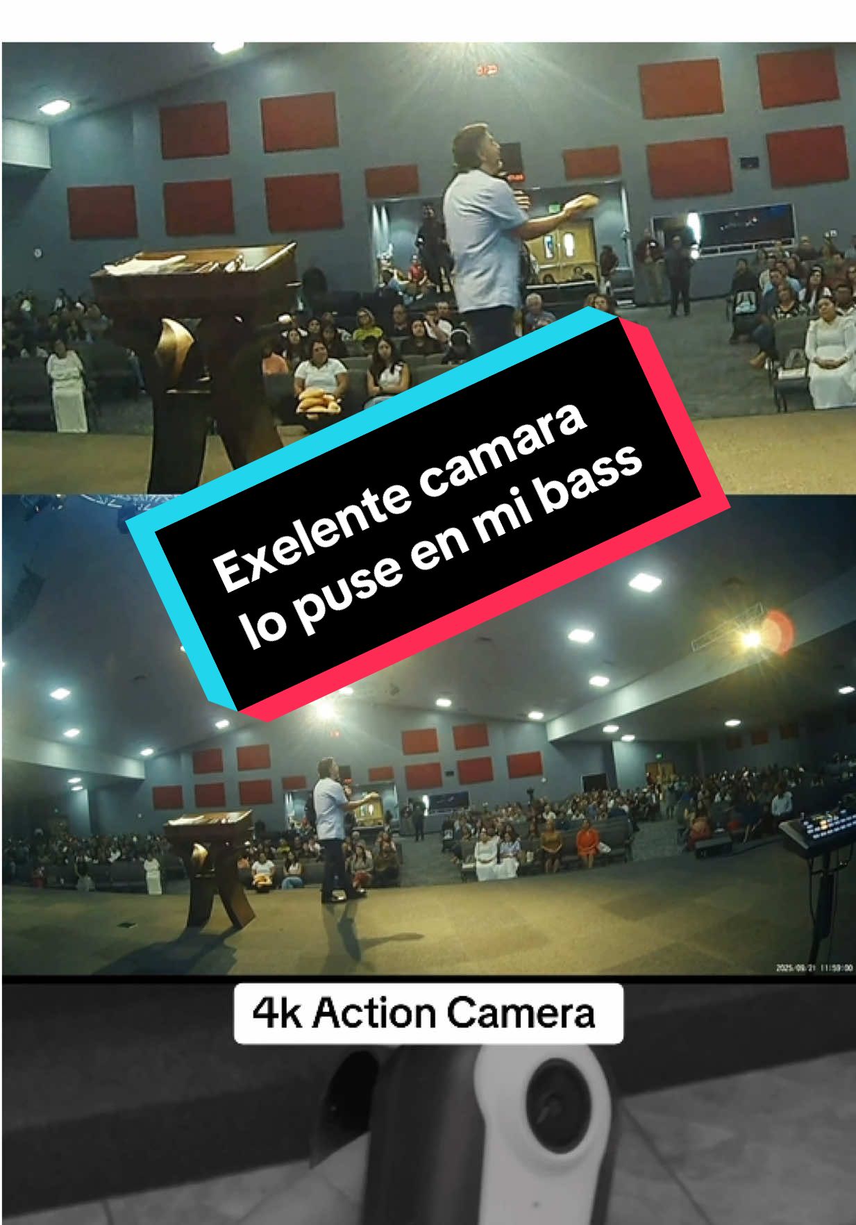 4k Action Camera on my bass guitar #actioncamera #4kcamera #sportscamera