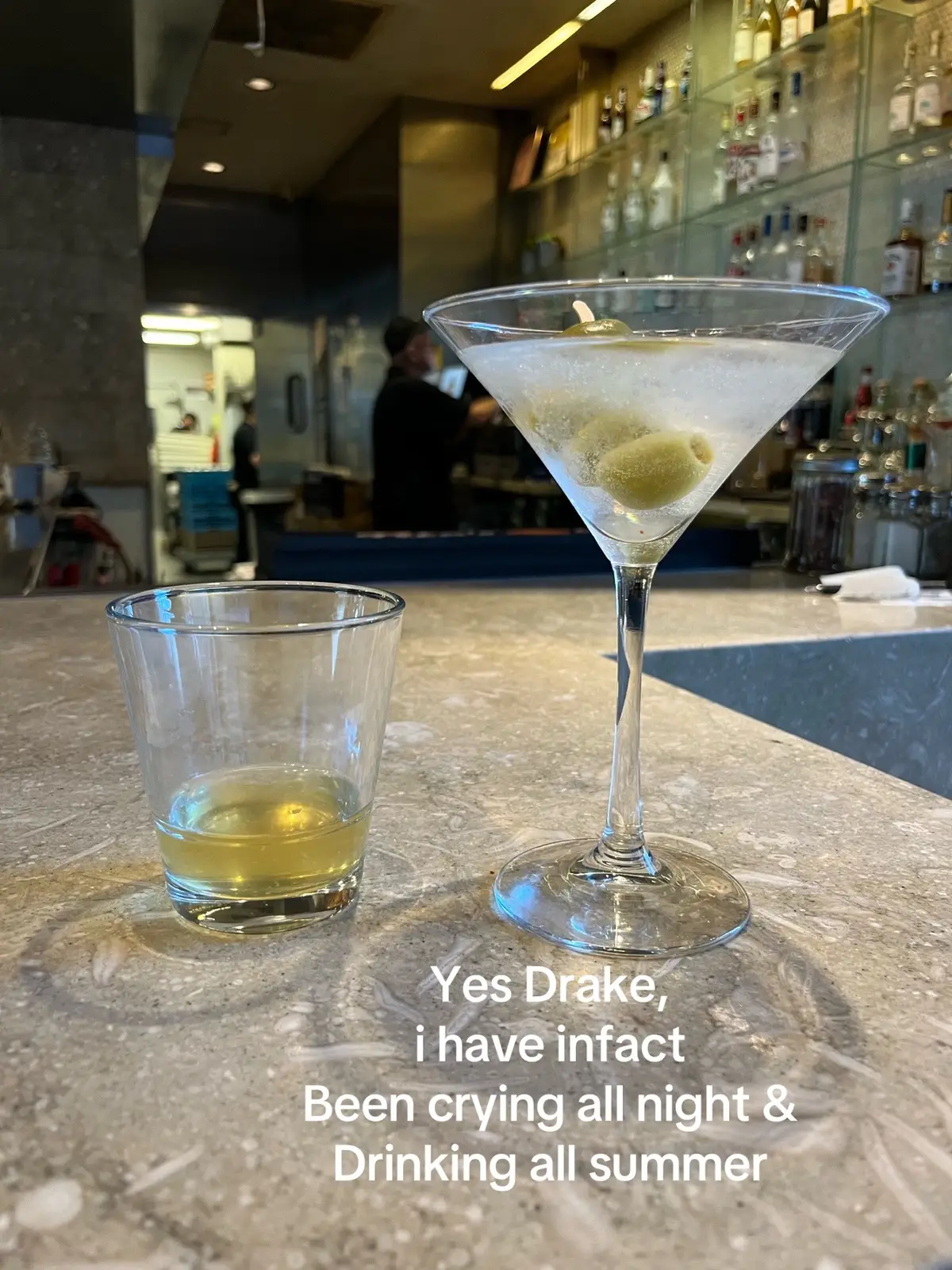 What can i say i love a good martini 🍸 #bonedrymartini 