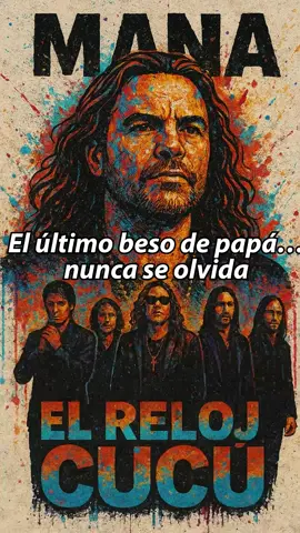 El Reloj Cucú de Maná 💔 Un recuerdo eterno a papá que marcó mi infancia. #Mana #ElRelojCucu #Recuerdos #Papá 