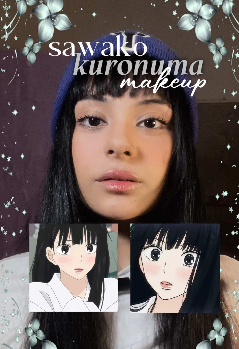 el resultado pudo haber salido muchísimo mejor but that’s okay! podría recrearlo algún otro día y obvio subo el update if I do ☺️ #kiminitodoke #makeuptutorial #sawakokuronuma #sawakomakeup #makeup 