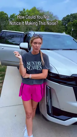 😂😂😂 never been a car person so usually just ignore any sounds and using taking out the curbs. 