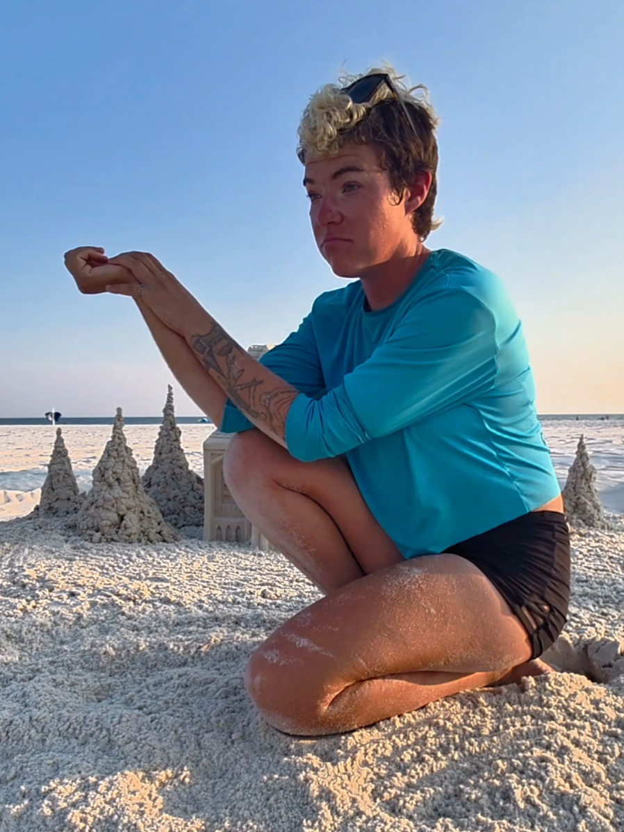 Replying to @bigbootyootycheeks12 #sandcastle #sandsculpture #sand #sandart 
