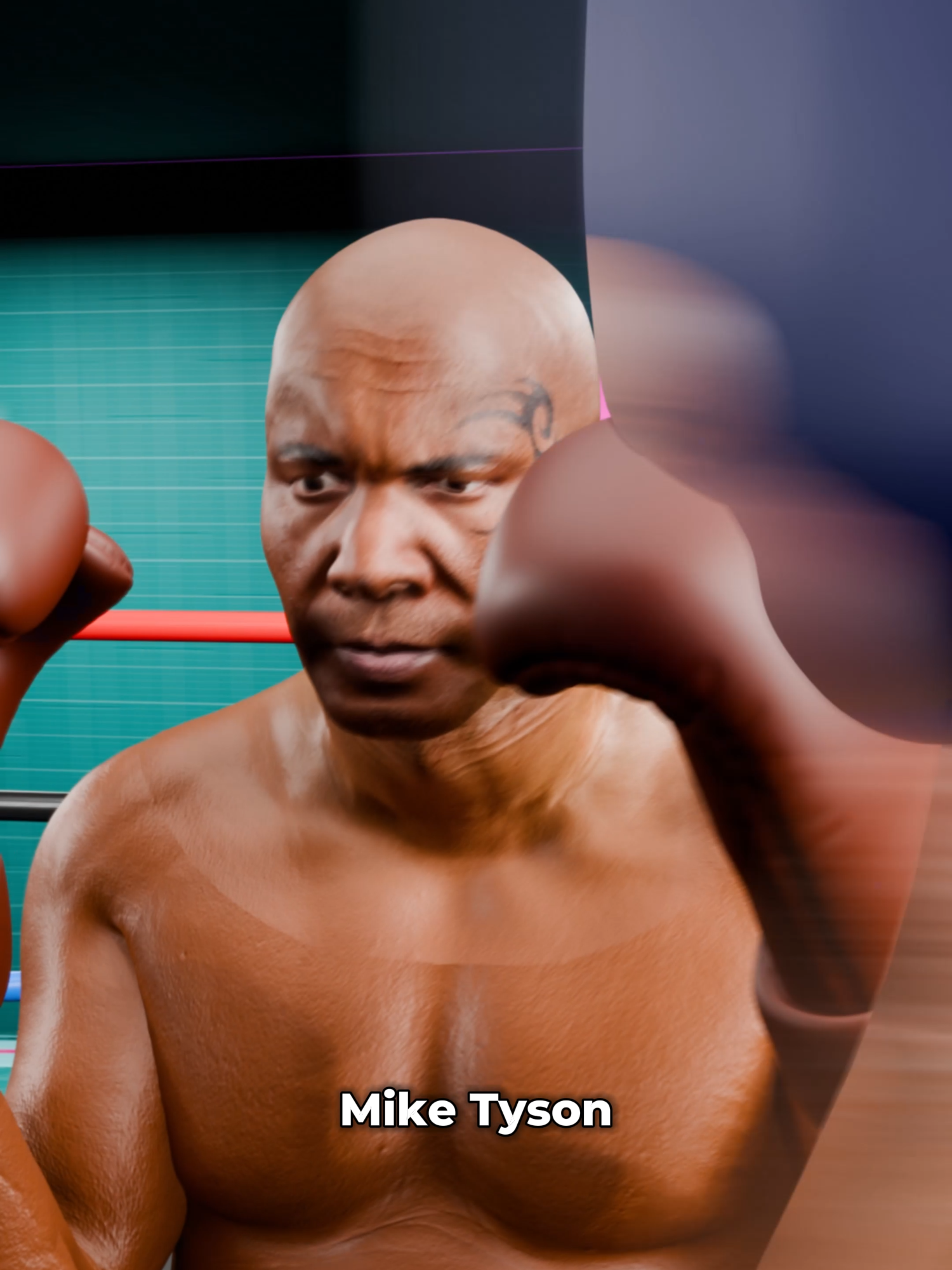 How Big to Survive Mike Tyson’s Punch? 🤯 #boxing #musclebuilding #gym