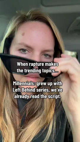If you know, you know. Left Behind had us millennial kids fully prepped for the end times before we even had MySpace. #millennial #christian #trending #xennial 