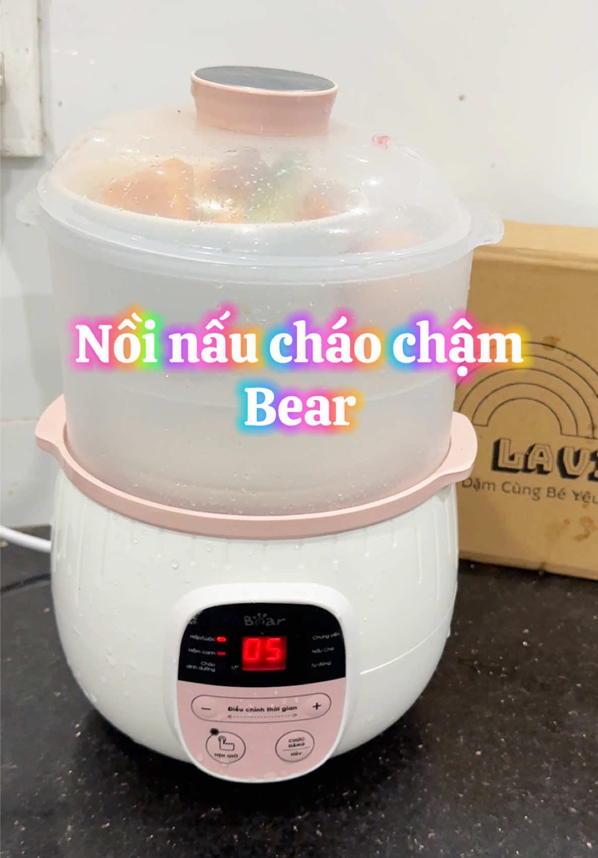 Nồi nấu cháo chậm Bear vừa tiện lợi vừa tiết kiệm thời gian cho mẹ bỉm sữa #noinaucham #noinauchaochambear #bear #andam #mebimreview 
