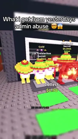What i got from yesterdays admin abuse  #stealabrainrot #roblox #sab #adminabuse #stealabrainrotroblox 