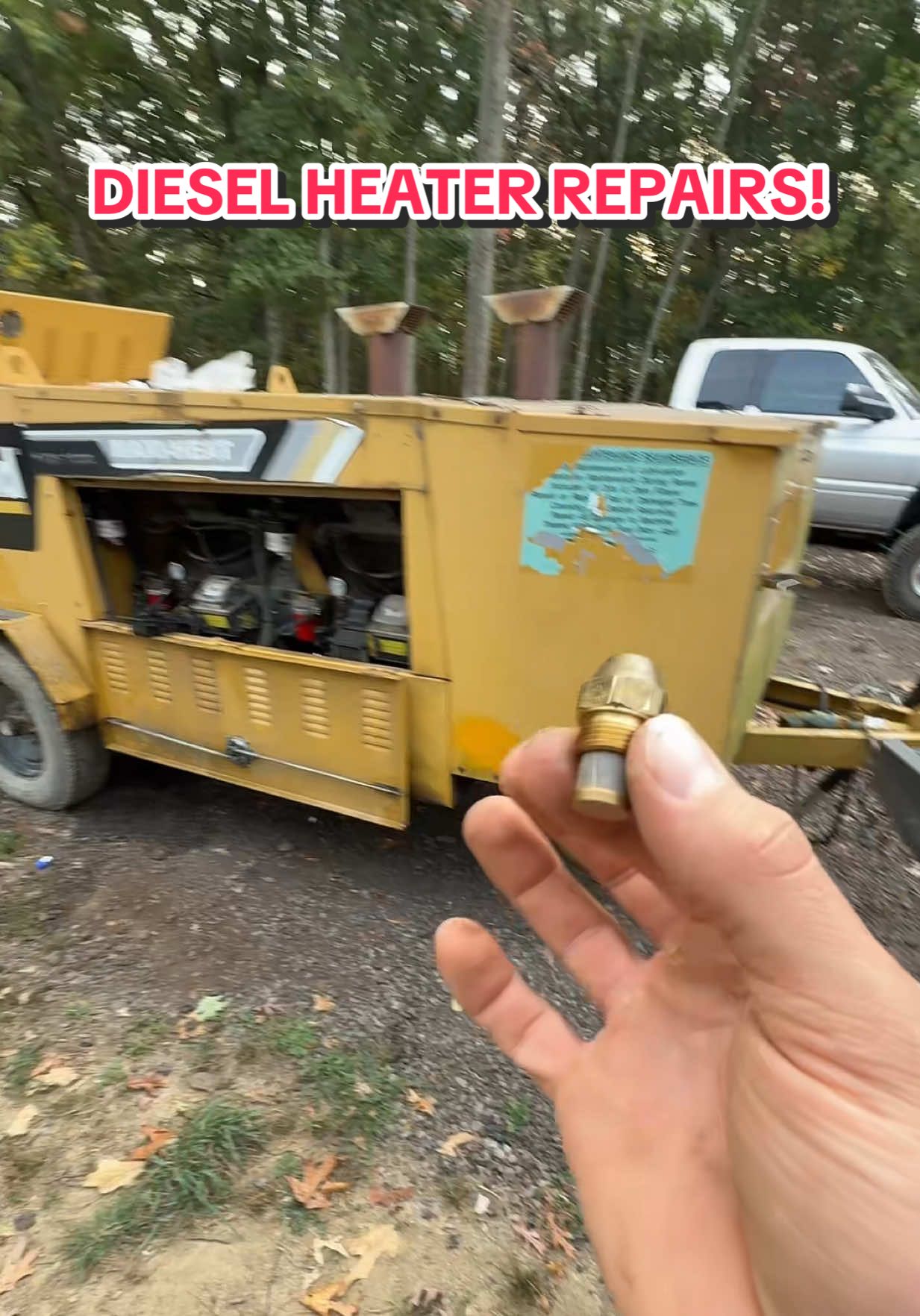 Reassembly and test time! #dieselheater #restoration #massiveheater #5000euro #willitrun #generator #militarygenerator #projects 