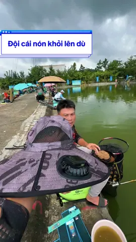 Đội cái nón khỏi lên dù #duyfishing #non #mu #nondieuhoa #mudieuhoa 