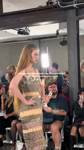 @Vivian Jenna Wilson walks for CHRISHABANA Spring-Summer 2026 collection @ New York Fashion Week #nyfw