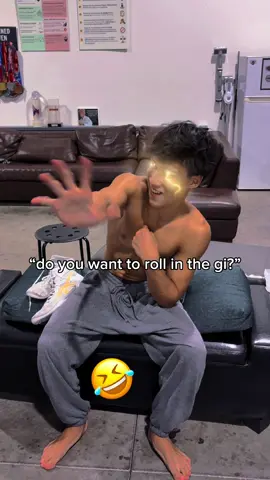 Do you want to roll in the gi? 🤣 #jiujitsu 