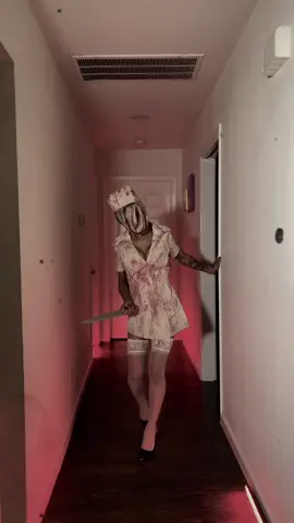 The sirens call. The fog thickens. The Nurse is awake 🔪🩸 #fyp #silenthillnurse #cosplayer #cosplaygirl #halloween