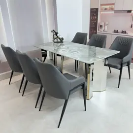 Không phải bàn ăn – mà là kiệt tác nghệ thuật 💎 Mỗi chi tiết đều toát lên sự xa hoa, sang trọng khiến ai cũng phải trầm trồ✨👏🏻 #noithattrinhgia #noithatnhapkhaucaocap #BànĂnCaoCấp #fyp 