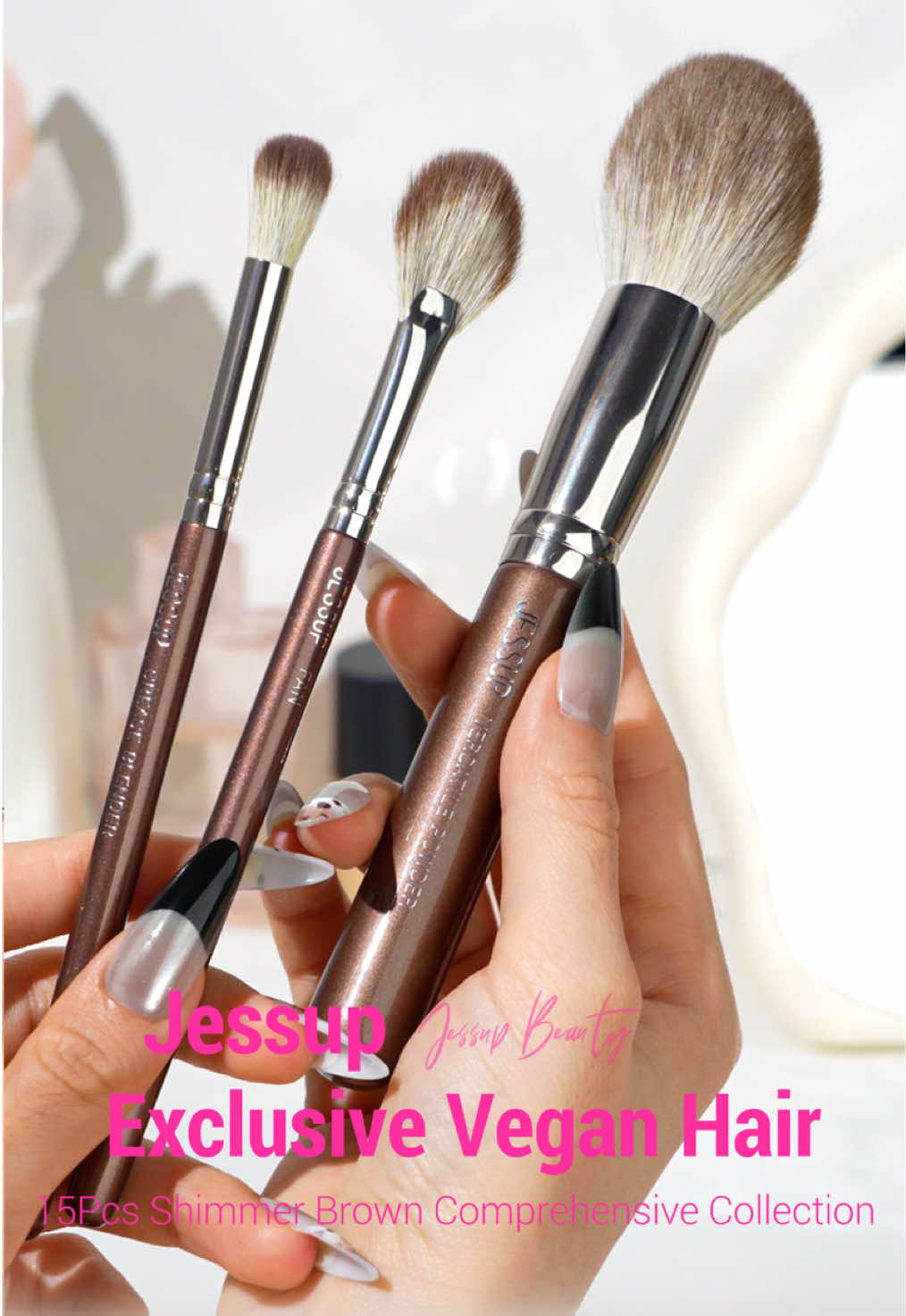 JESSUP UNBOXING SERIES: EPISODE 12 IS HERE：🌟The Jessup Brown Brush Set T498! 15 professional brushes for EVERY step: foundation, contour, eyeshadow, liner, brows & more! ✨ ✅ Vegan & ultra-soft synthetic bristles ✅ Natural wood handles + durable metal ferrules ✅ Perfect for creams, powders, liquids@JessupBeauty #jessupbeauty #jessupbrushes #makeupbrushes #jessup #makeuptools 
