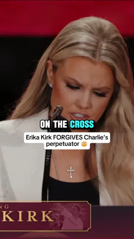Erika Kirk FORGIVES Charlie’s perpetuator 😳 #erikakirk #ripcharliekirk #political 
