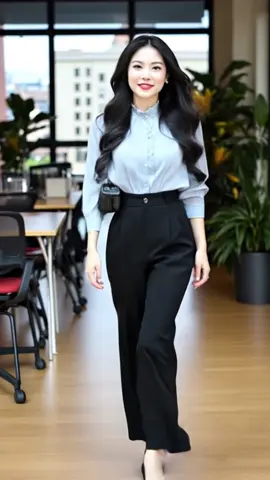 Quần ống rộng suông nữ lưng cao #quanu #quanongrong #quanongloecapcao #quancapcao  @Hoàng Ngân Fashion  @Hoàng Ngân Fashion 