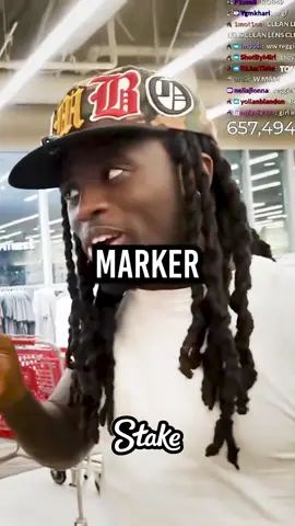 Why Kai Cenat Refuses To Sign With Blue Marker! 🖊😳 #kaicenat #fyp #mafiathon3 