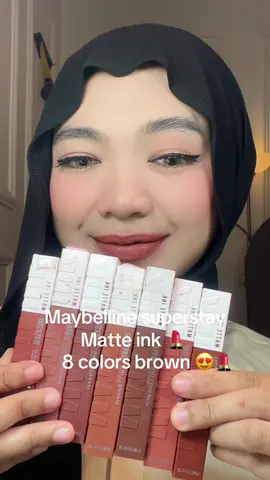 Kamu udah punya shades yang mana sayangkuuu 😍💄 #maybelline #lipmatte #superstaymatteink 