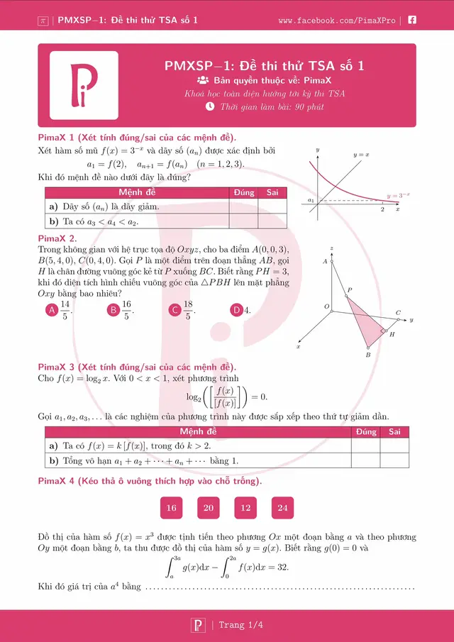 Gửi mọi người 10 câu cuối trong đề thi thử lần I của các bạn học sinh trong khoá 😀 Tranh thủ đăng kí học đi nào mọi người kẻo vào sau học đuổi 