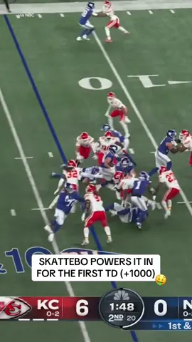 And the backflip 😭 #camskattebo #nfl #nygiants #chiefs #snf 