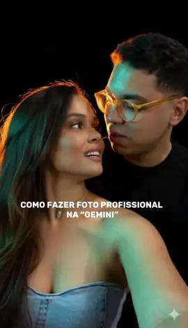 1 - Abra o Gemini 2 - Cole foto que deseja usar 3 - Copie o texto abaixo e cole no Gemini 4 - Clique no botão enviar ✨Texto✨ Gere uma imagem, faça um Retrato pessoal de alta gama, ultra realista do casal da foto fornecida, preservando sua fisionomia, idade aparente, gênero, tom de pele, cabelo, olhos e expressão únicos. Negativos: Não distorcer traços, sem mudanças de idade ou gênero, sem pele plástica, sem roupas inventadas (salvo o fallback indicado), sem dedos extras ou ausentes, sem ruído, sem textos nem marcas d'água. Texturas de pele, cabelo e tecido fotorealistas. Sujeito principal: Um casal, a mulher com o cabelo solto e levemente desalinhado, de tonalidade castanho-escuro. O cabelo é intensamente iluminado por trás, criando um halo dourado luminoso que contrasta fortemente com o fundo escuro. Expressão e pose: O casal juntos olhando um para o outro. Sua boca está levemente entreaberta, acrescentando um ar expressivo e íntimo à imagem. O ombro descoberto e a fina alça de uma peça de roupa, quase imperceptível, sugerem um retrato artístico, mais sensual do que documental. Iluminação: Contraluz muito forte e quente, provavelmente com um gel amarelo/laranja, que envolve o contorno do cabelo. Uma fonte secundária fria (luz azul/verde) ilumina o rosto e parte do ombro, criando um contraste de cores complementares (quente no cabelo, frio na pele). Fundo e atmosfera: O fundo é totalmente escuro, isolando completamente a modelo e destacando os brilhos da sua cabeleira. Cor e atmosfera: A imagem explora um esquema bicolor quente-frio. O resultado é dramático, cinematográfico e com um toque etéreo. Lente: Lente fixa (prime), entre 50mm e 85mm em formato full frame. Isso se deduz pela suave compressão do rosto e dos ombros, típica de lentes de retrato. Abertura ampla (f/1.4 - f/2.8). Estilo fotográfico: Retrato artístico com forte intenção dramática. #gemini #trend #viraltiktok #foryoupage #fyp 