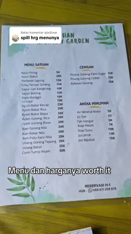 Membalas @ajieSinar ini harganya dan skalian spill jalan masuknya bestie #rainbowgardengowa #rekomendasi #makanenak 