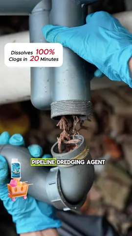 💪Powerful Yet Safe｜Dissolves Clogs While Protecting Pipes🛡️#pipeline #savemoney #PlumbingTips #beforeandafter #HomeMaintenance