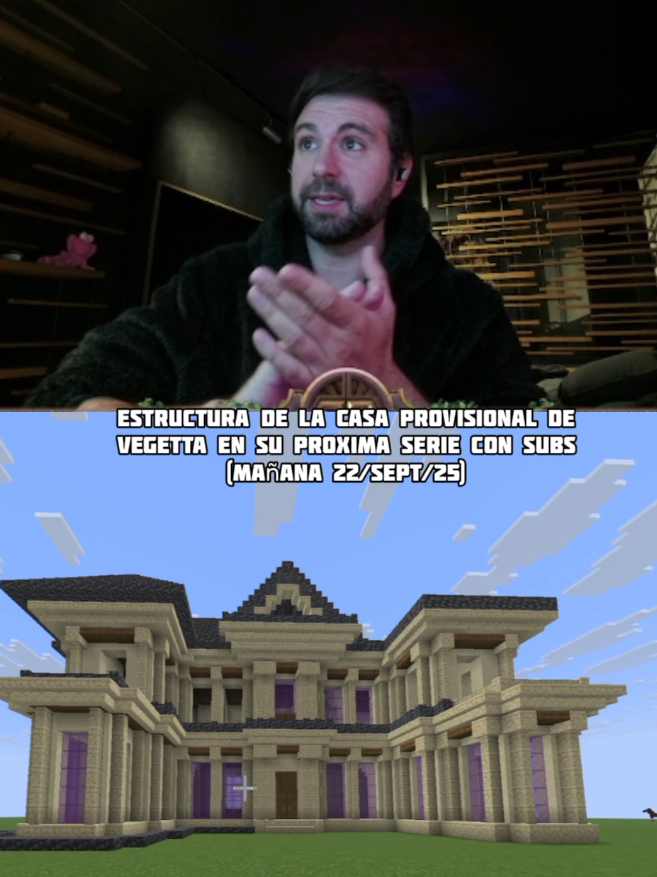 Respuesta a @alexa_iscute Tremenda casa hermosa 🚬 #fyp #vegetta777 #vegetta777clips #guapisimos #Minecraft 