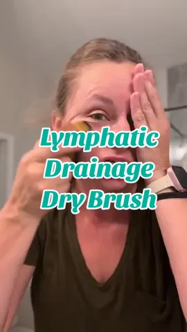 This Lymphatic Contour Face Brush has replaced my gua sha. Quick way to improve your skin health. #DryLymphaticBrush #ContourBrush #drybrushing #LymphaticDrainage  Lymphatic Drainage Massager, Contour Face Brush For Lymphatic Drainage 