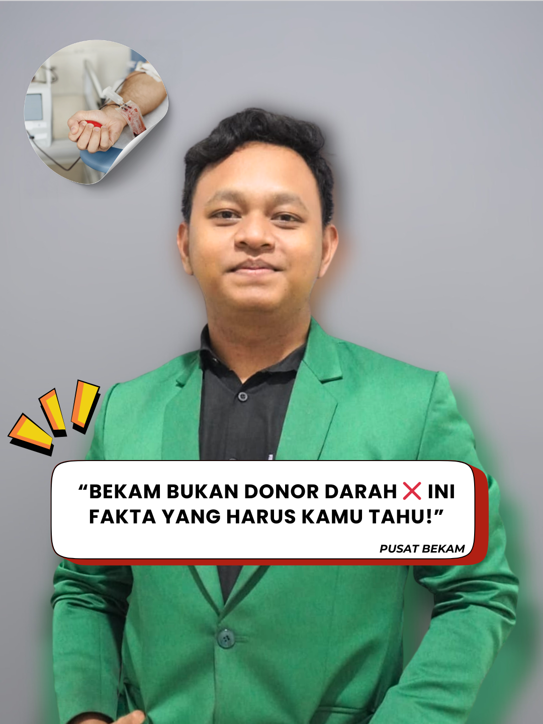 ✨ Bekam vs Donor Darah, Apa Bedanya? ✨ Banyak orang mengira bekam sama dengan donor darah, padahal keduanya jelas berbeda. 🩸 Donor darah bertujuan menyumbangkan darah segar yang sehat untuk orang lain yang membutuhkan. ⚡ Bekam mengeluarkan darah kotor sisa metabolisme yang menumpuk di bawah permukaan kulit, bermanfaat untuk melancarkan peredaran darah, meredakan pegal, hingga membantu detoksifikasi alami tubuh. Keduanya sama-sama baik, hanya saja tujuannya berbeda: 👉 Donor darah = membantu orang lain 👉 Bekam = menjaga kesehatan diri Jadi, jangan salah paham ya! Kalau kamu sendiri, sudah pernah coba bekam atau donor darah? Tulis pengalamanmu di kolom komentar 👇 📍 Pusat Bekam — Klinik Terbesar di Indonesia 📞 Call Center: 0851-5859-9827 🔗 Info Cabang: pusatbekamruqyah.com/cabang #PusatBekam #DonorDarah #BekamSunnah #SehatDenganBekam #BekamModern #infokesehatan #terapibekam #bekam #bekamtradisional #bekamrefleksi #refleksi #bekambasah #bekamkering