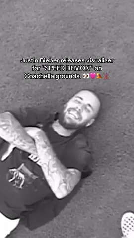 Justin Bieber shooting the visualizer for “SPEED DEMON” today on Coachella grounds. 👀🩷🎡🌵 #justinbieber #bieberchella #coachella #bieber #bieberfever 