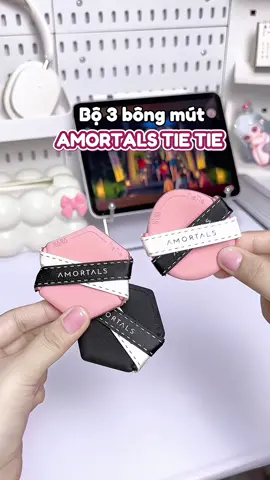 Bông mút dùng được cả 2 mặt, tính ra quá hời lun á 💞 #amortals #bongmutamortals #amortalstietie #makeup #fyp 