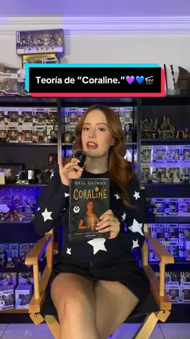 Teoría de “Coraline.”🐈‍⬛💜💙🎬 ¿Quién es el niño del cuadro?  #coraline #coralinejones #SabiasQue #libros #danynohoy 