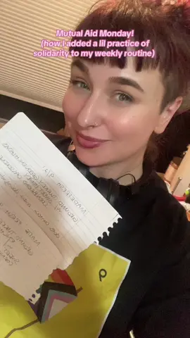 Genuinely adding this lil practice to my routine has brought me a lot of joy. I share it because watching others share their projects has inspired me, and I hope this can also show how simple it is. I think we all need a little spark of positivity on our FYPs as we doon n gloom on here. I don’t share all the things I do, but Lord knows I LOVE to cook & this is so simple to do that I love to share it. Even if it doesn’t look that good - I promise it’s tasty (even down to the broccoli, which didn’t make it to these trays tonight). Drop a comment with a mutual aid practice you are doing or want to do, or share your thoughts ✨ #mutualaid #solidarity #leftist #buildingcommunity #positivity 