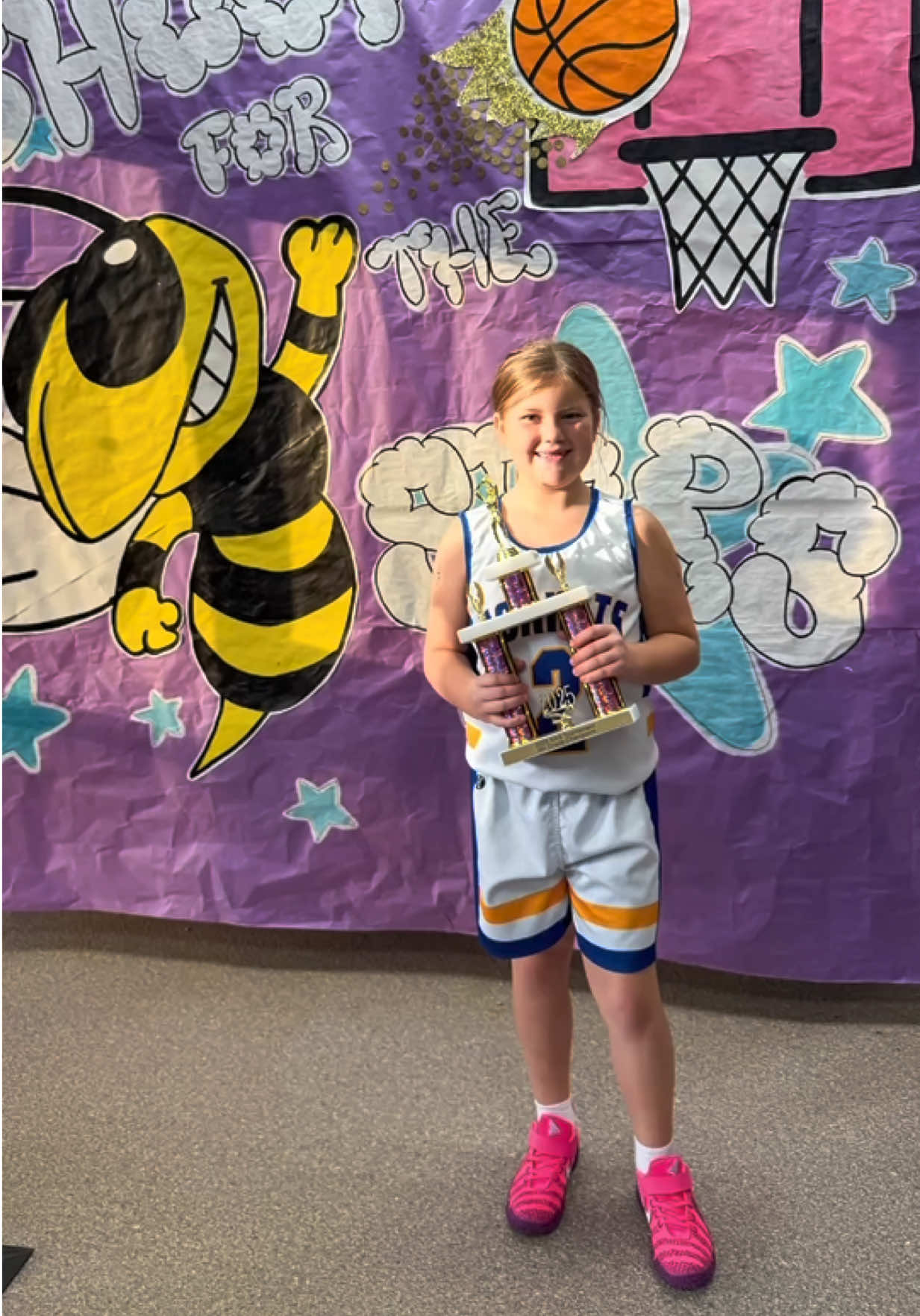 4th Grade Tournament Champs! These girls worked hard and hustled every single game 🏀💙💛