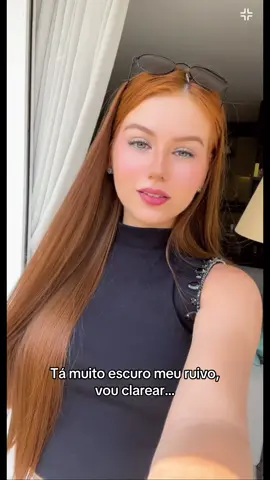 Finalmente chegando no tom q eu quero 🥹🥹 #ruiva 