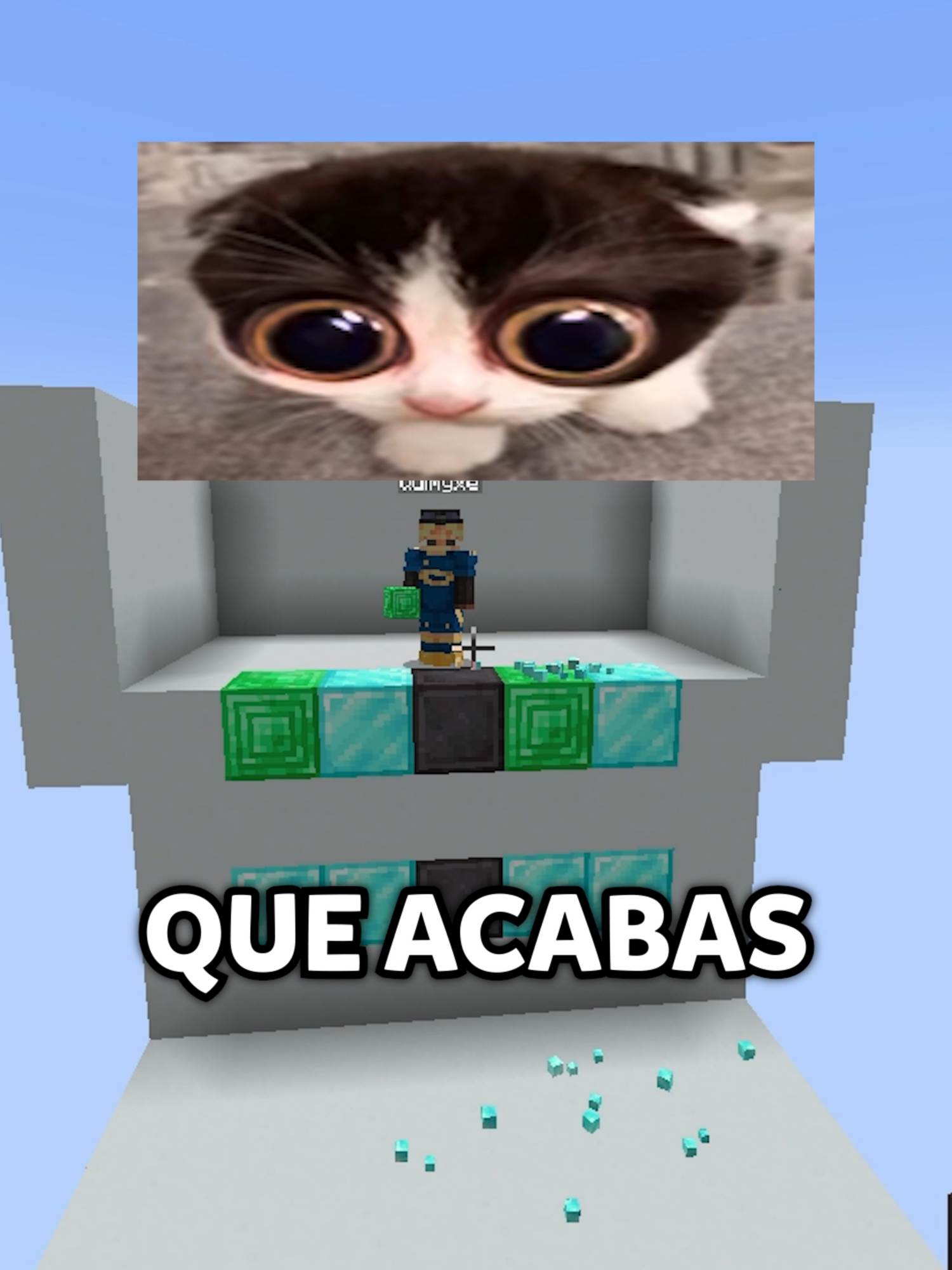 ADIVINAR EL COLOR 😨 #Minecraft #fypp #faray