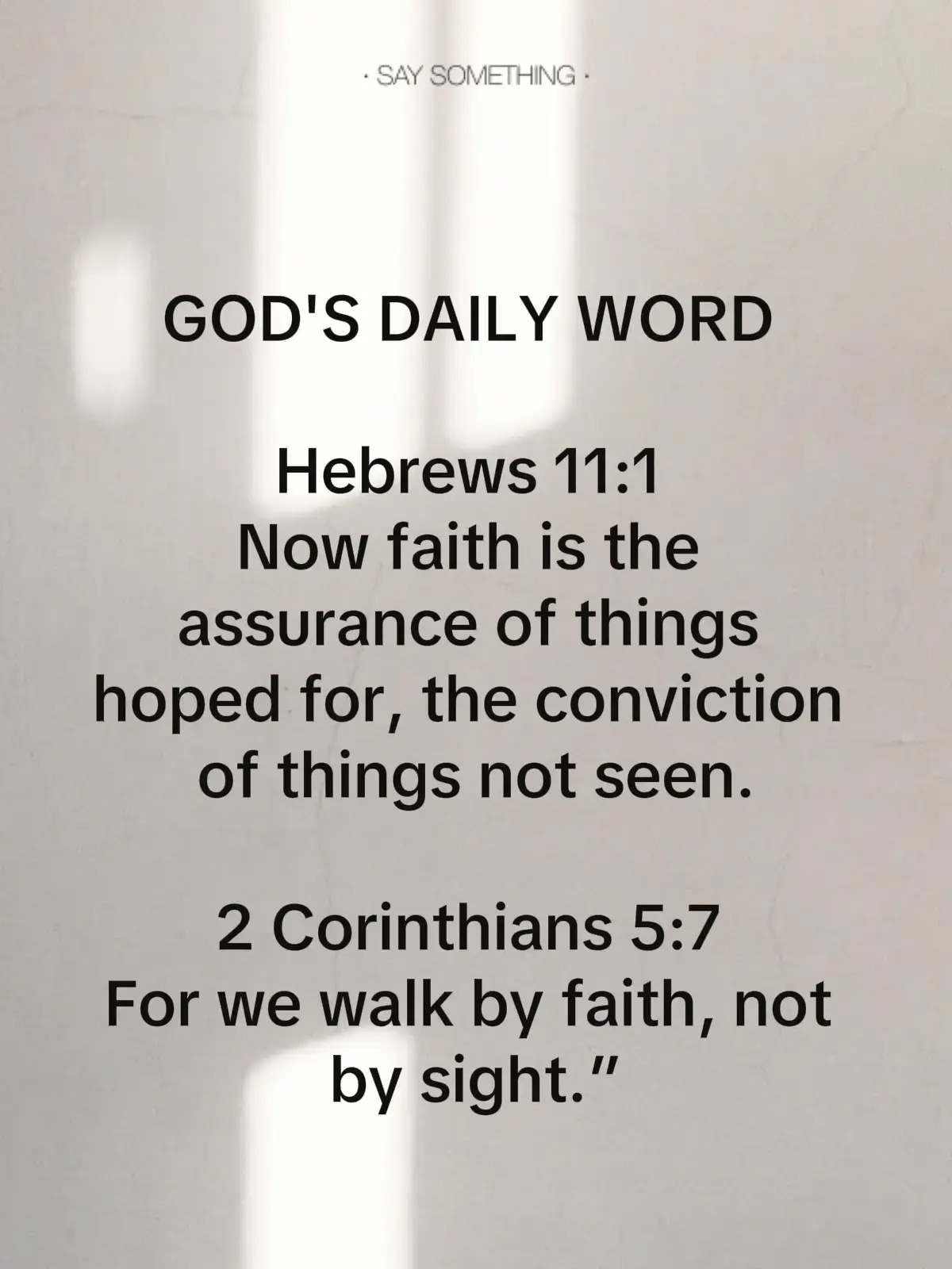Give your life over to God. He is the one and only way to eternal life with Christ. Trust Him and have faith in His power and love for you.