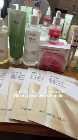 Anua is GOLLLD when it comes to Korean skincare #GlowUp #koreanskincare #anua #anuaskincare #skincare 