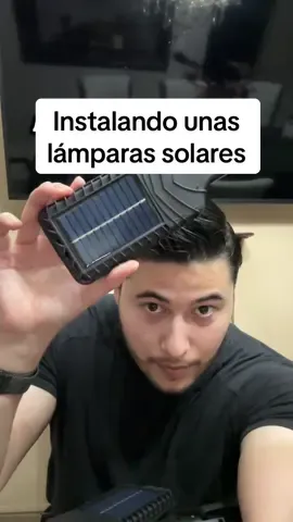 Instalando las lámparas solares de TikTok Shop | cómo instalar las lámparas solares | Lámpara solar de TikTok Shop #lamparasolartiktokshop #lamparasolar #lamparasdejardin 