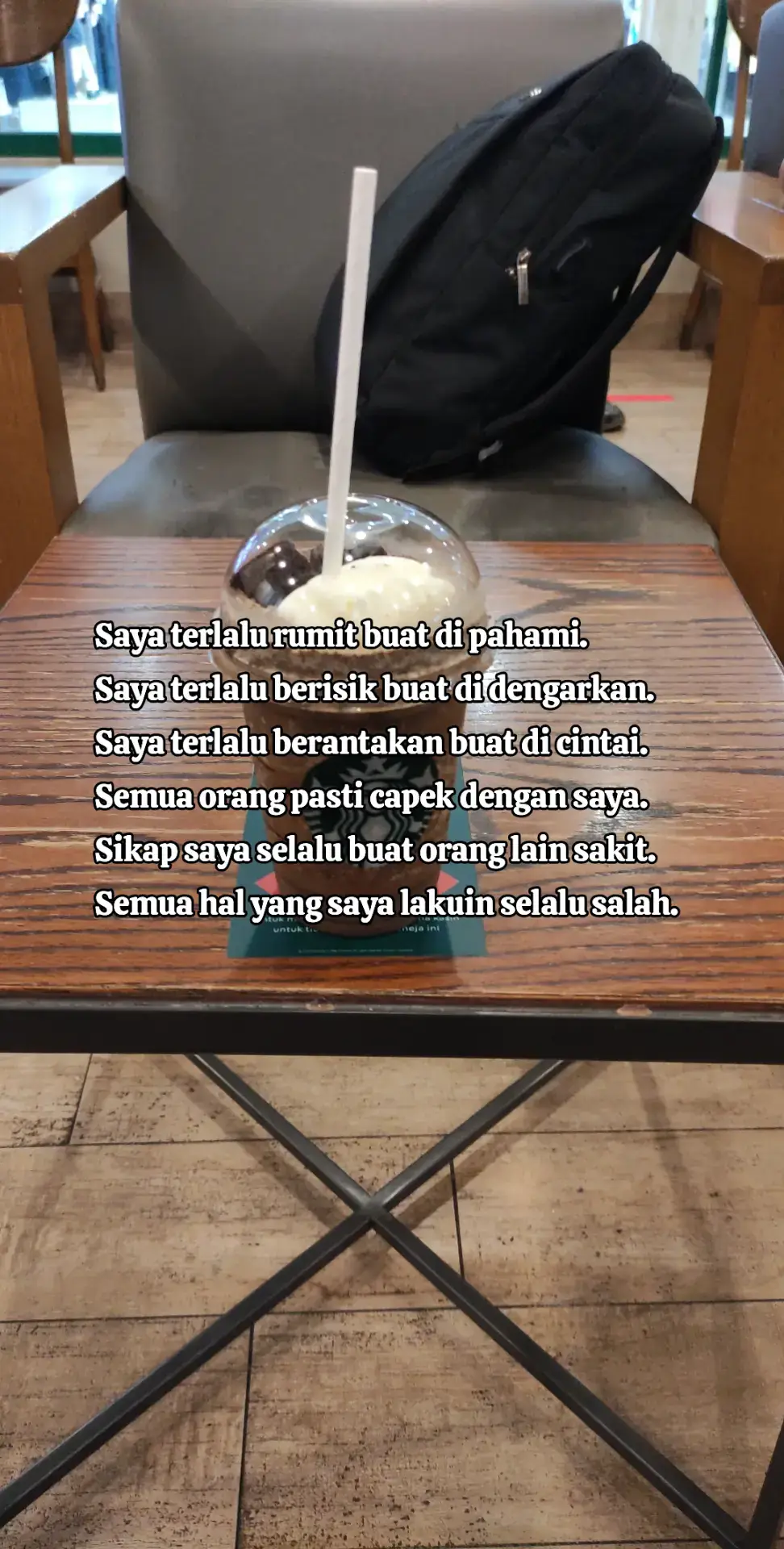 Terlalu sulit untuk menjelaskan situasi yg tak bisa di mengerti siapapun.