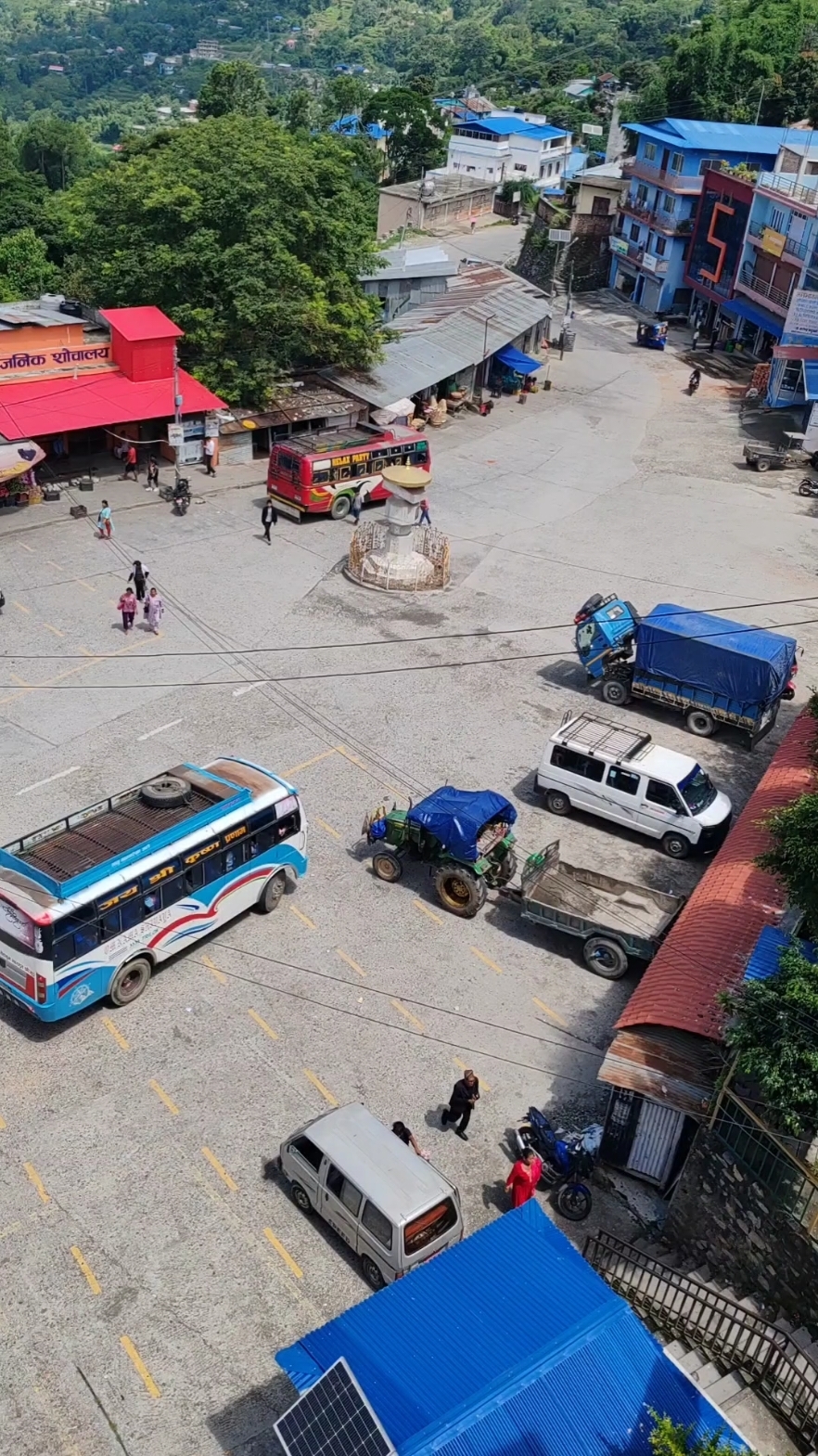 Good morning from Dhankuta bus park #dhankuta #Buspark  #nepal #nepalreel #explorepage #fypシ 