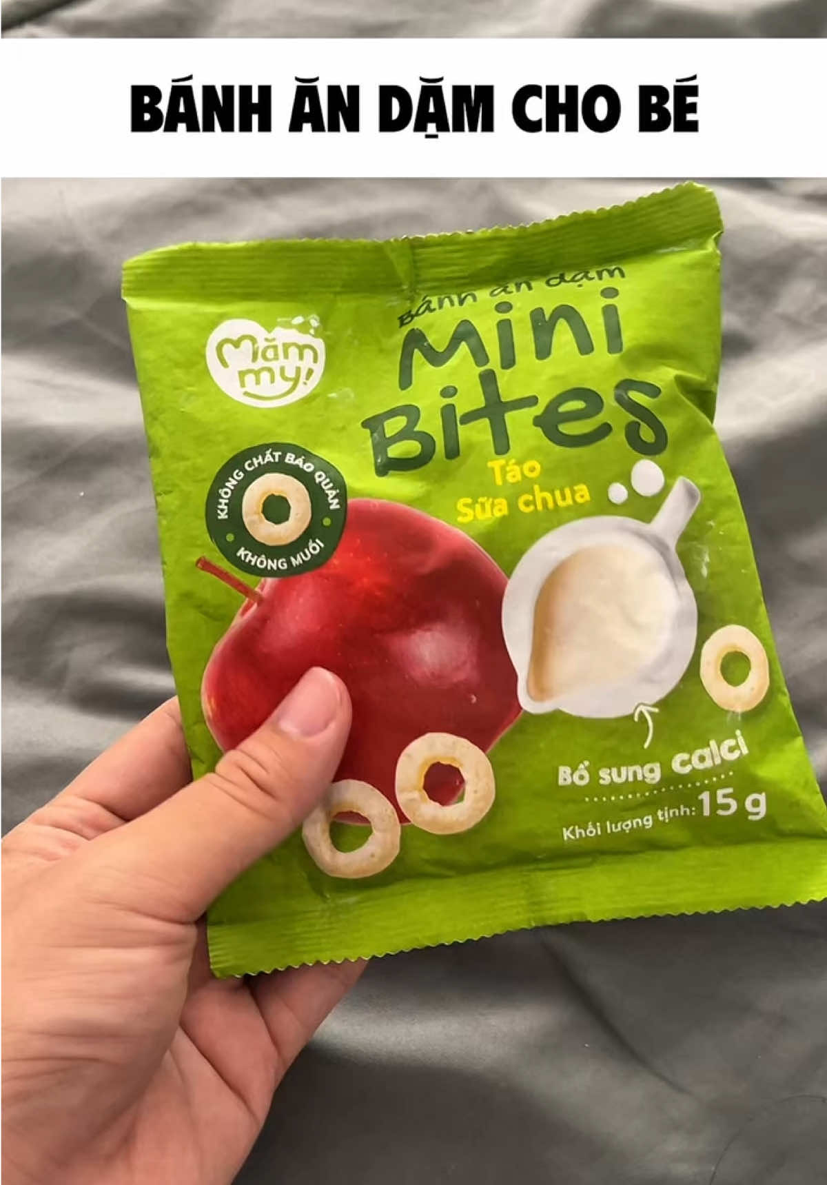 Bánh ăn dặm cho bé bắt đầy từ 6m. Combo đủ vị bé thoải mái thử nha các mẹ. Bánh Mămmy thì uy tín khỏi bàn rồi #giangbeo #banhandam #banhandamchobe #banhandammammy #mammy 