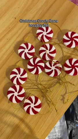 christmas Candy Cane hanging Set  #christmasOrnaments #fypviraltiktok🖤シ゚☆♡♥️🥀🦋 