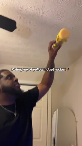 Yellow fidget rocket 🚀🌟 #asmr #fidgetboardasmr #boyfriendasmr #mylesandchelseaasmr #asmrvideo 
