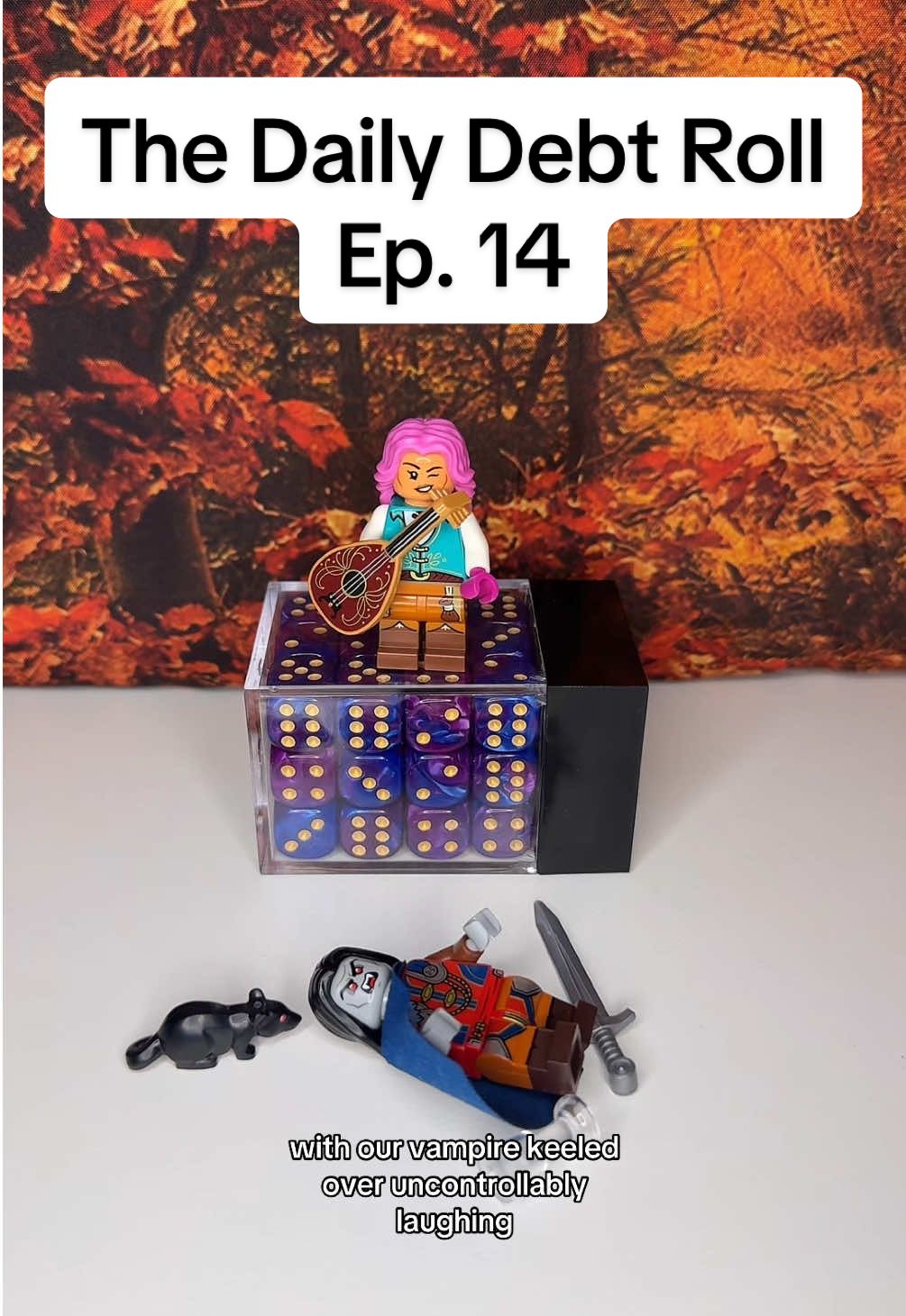 Today’s roll was a fun one even though there was no direct damage. That just means tomorrow’s roll will surely be quite damaging with advantage! What’s a food combo you eat that everyone else thinks is gross? See you for tomorrow’s debt roll! #debtpayoffjourney #dndcampaign #dnddice #dnd #creditcarddebt 