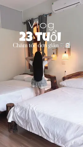 23 tuổi chăm tóc đơn giản tại nhà vẫn đẹp vẫn mê mái tóc này 🌸 #gianghair202 #haircare #xittoc #labonhair #hairsalon 