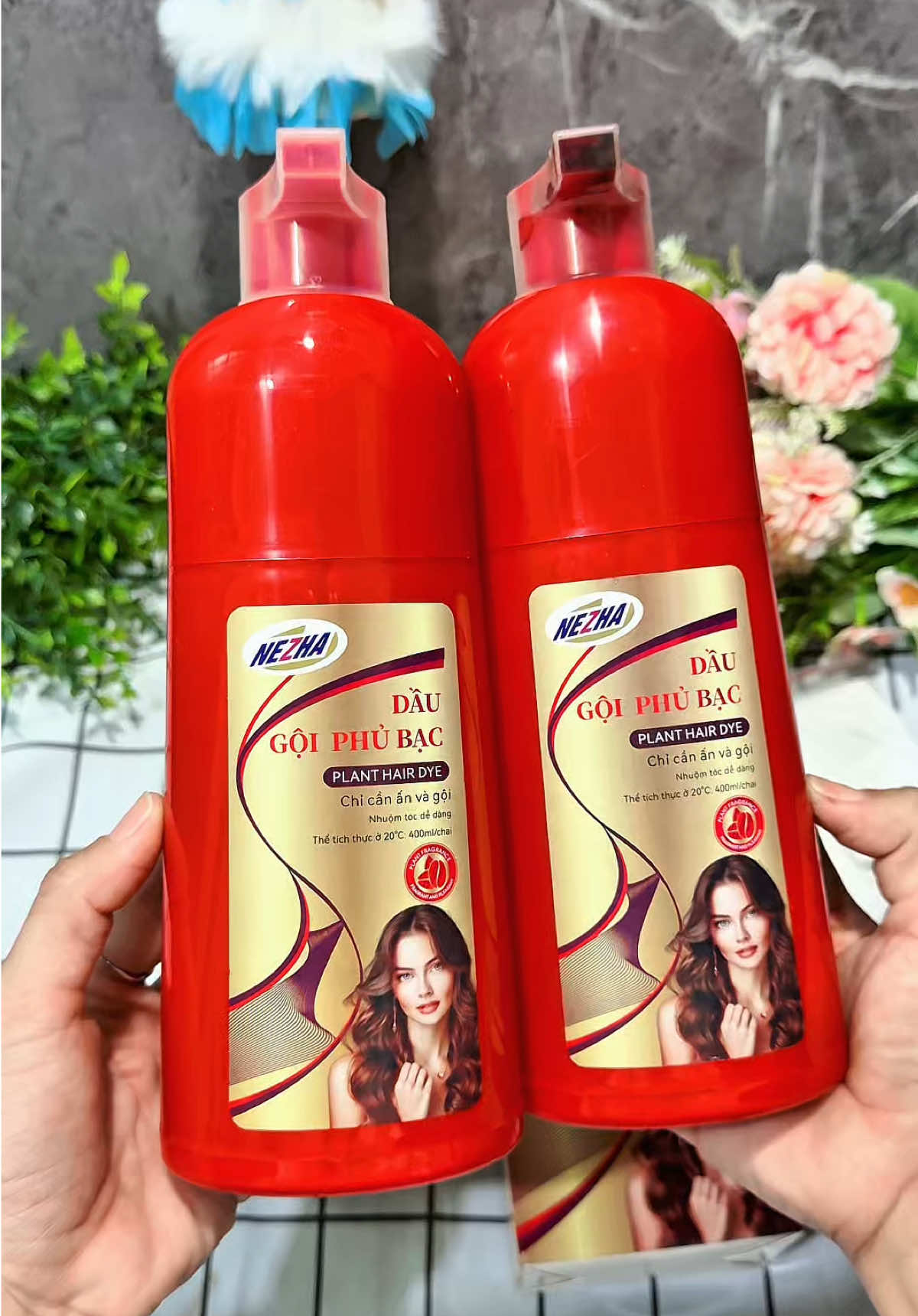 Dầu gội phủ bạc Nezha nhuộm tóc tại nhà đơn giản lắm ạ##anlin210##daugoiphubac##daugoiphubacnezha##nhuomtoctainha##nhuomtoc 