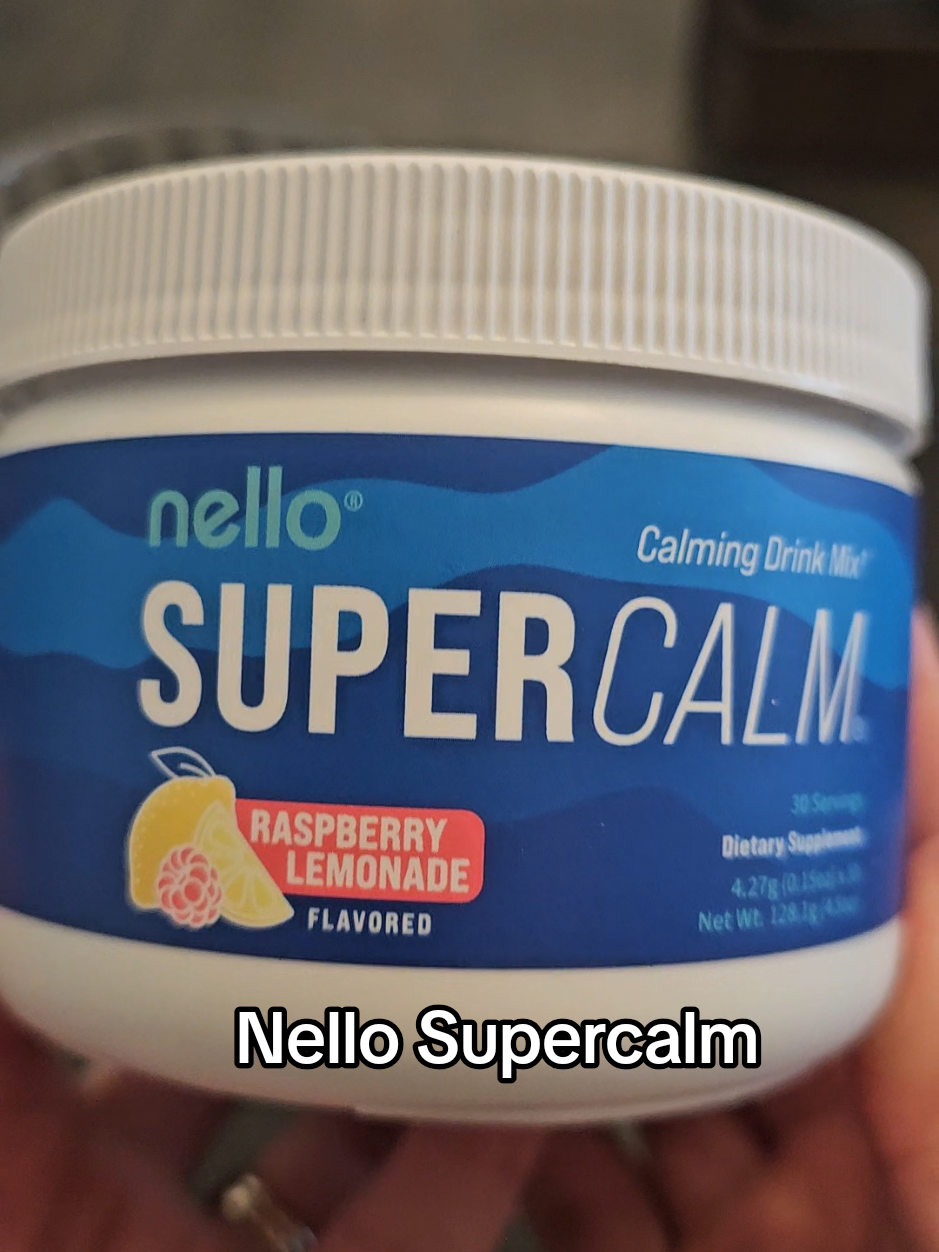 This stuff actually works for me 🫶 #nello #nellosupercalm #nellosupercalmdrink #StressRelief #septemberrestock 